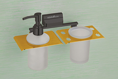 Liquid Soap Dispenser With Tumbler Holder