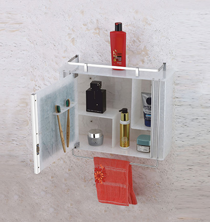 Mirror Cabinet - Marble