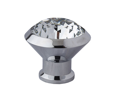 Brass Crystal Knob